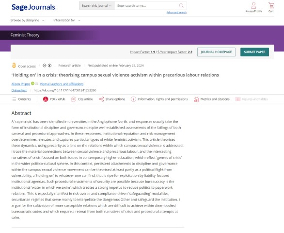 Thumbnail showing cover page of article
